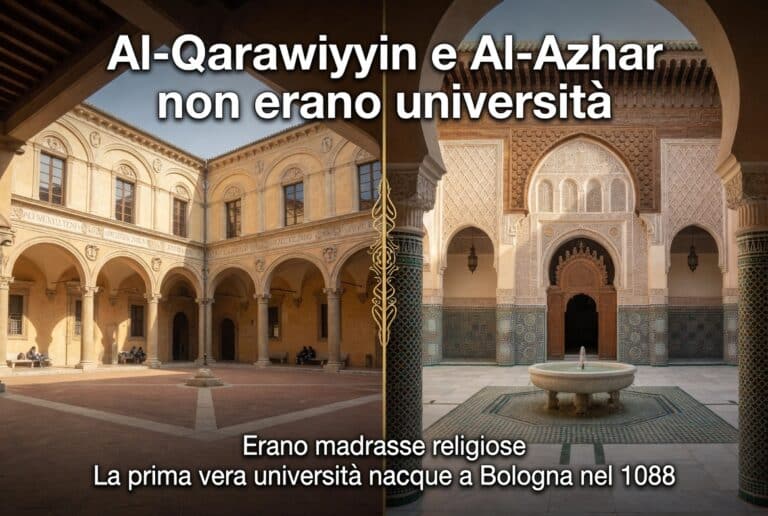 Al-Qarawiyyin e Al-Azhar erano madrasse