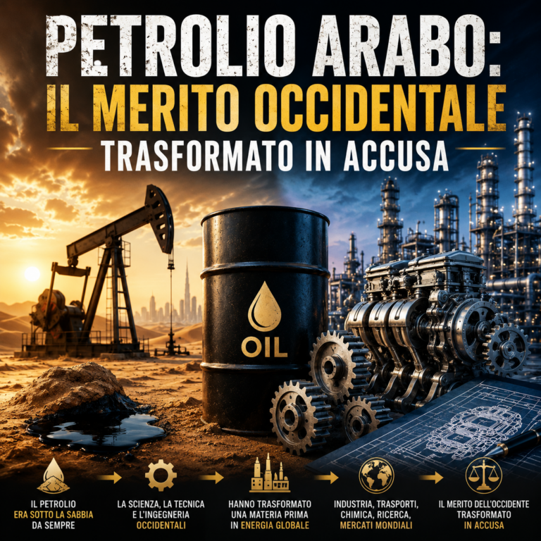 petrolio arabo e merito occidentale