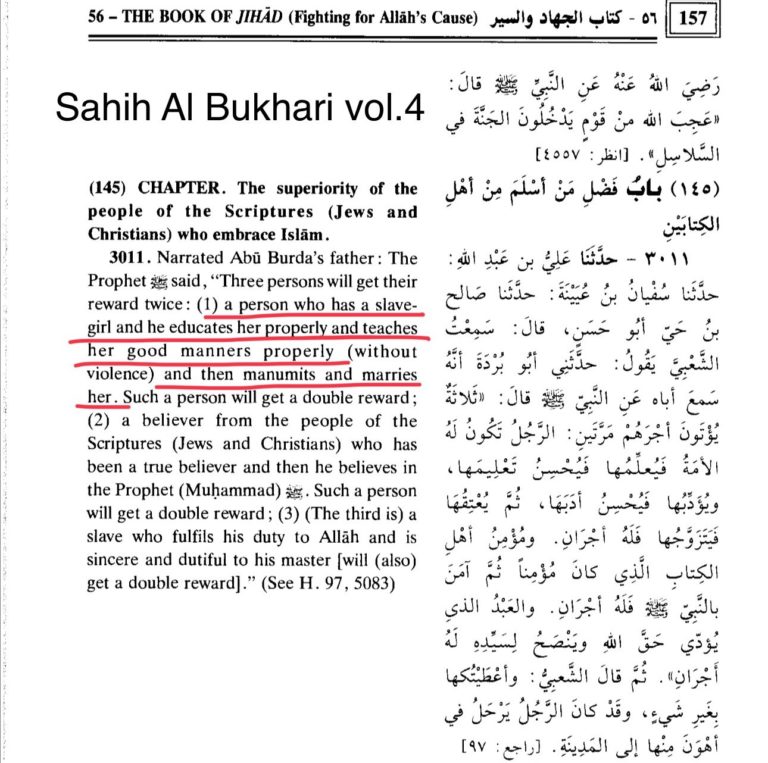 islam liberare schiava