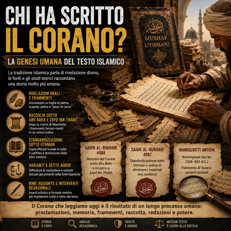 Chi ha scritto il Corano - genesi umana del testo islamico tra frammenti, scribi e standardizzazione
