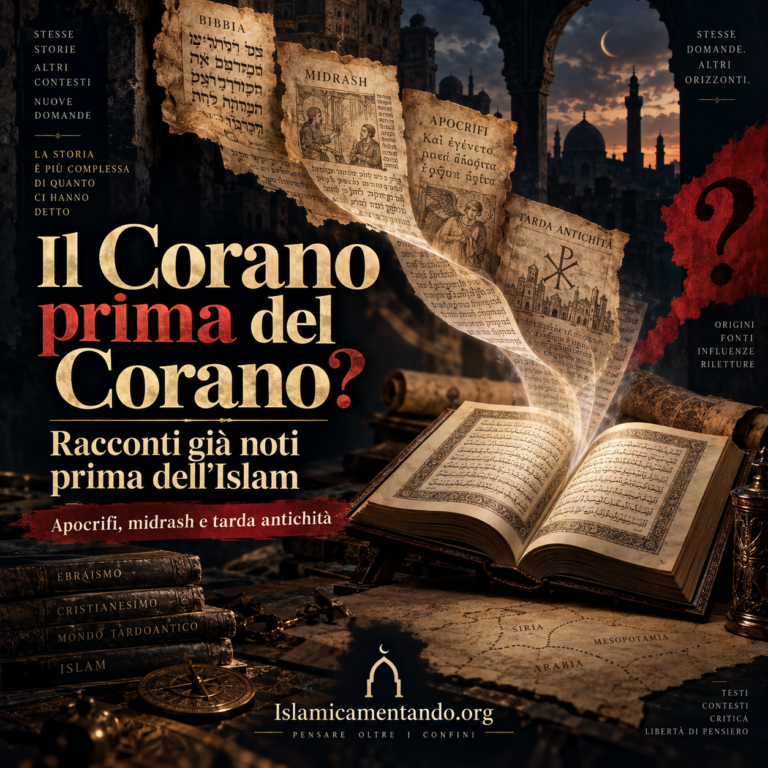 Il Corano e le fonti precedenti all’Islam: apocrifi, midrash e tradizioni della tarda antichità