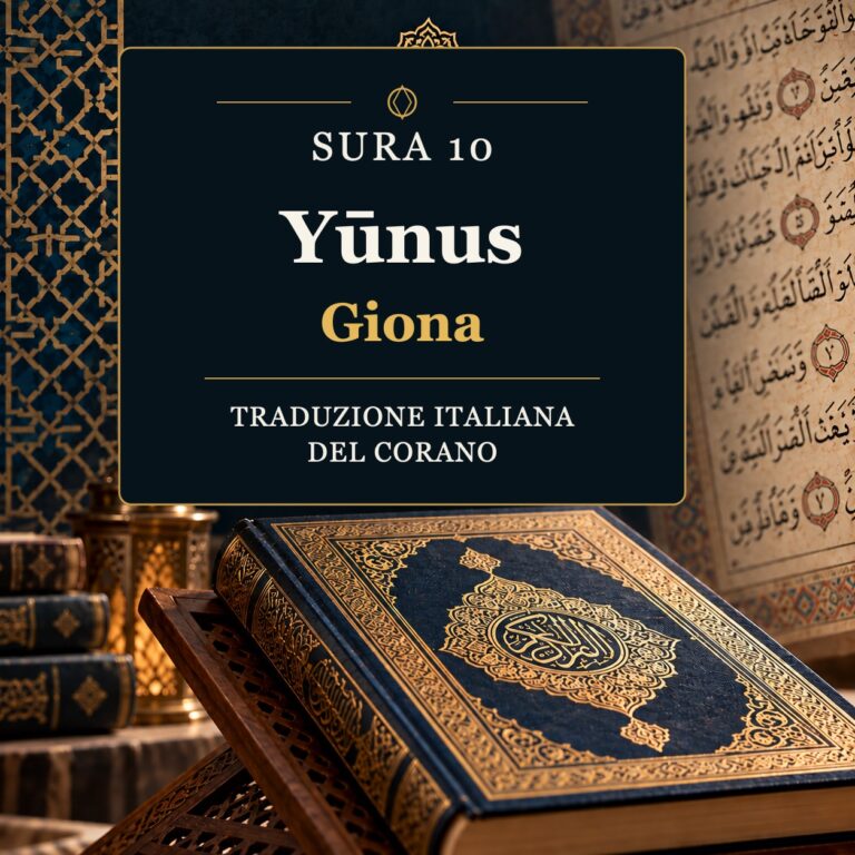 Sura 10 Yūnus – Giona: traduzione italiana del Corano