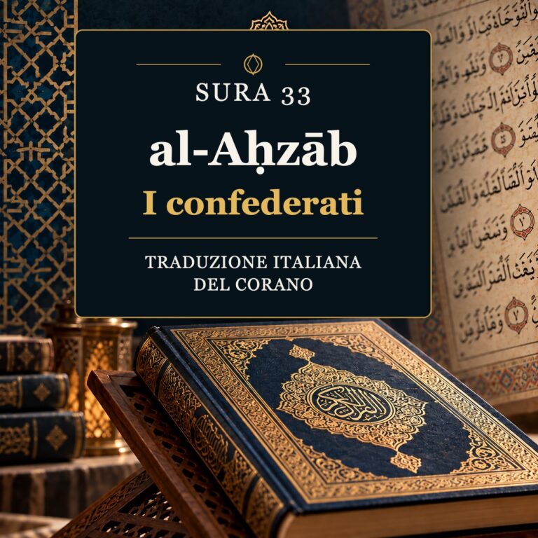 Sura 33 al-Aḥzāb – I confederati: traduzione italiana del Corano
