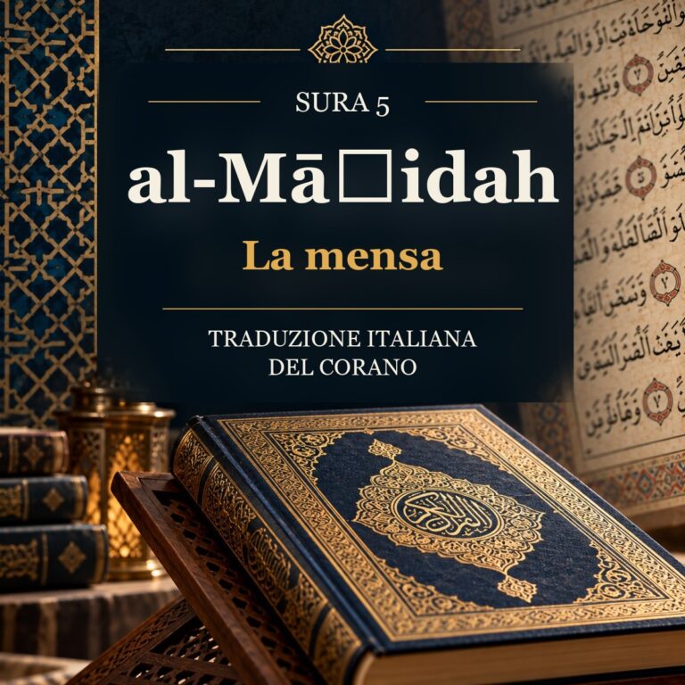 Sura 5 al-Māʾidah – La mensa: traduzione italiana del Corano